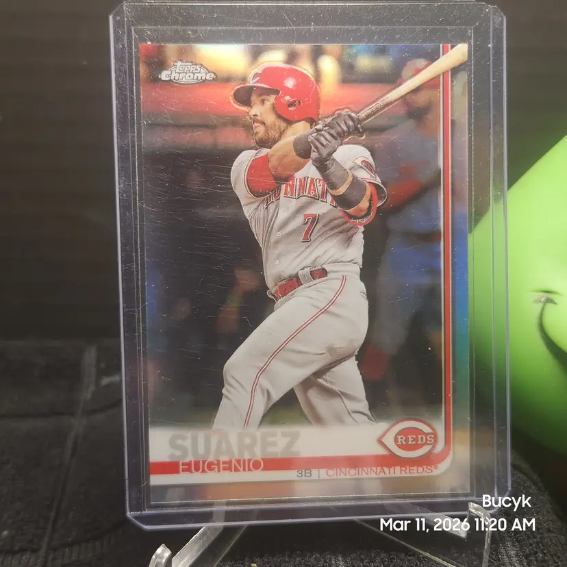 2019 Topps Chrome  Refractor - Eugenio Suarez Cincinnati Reds