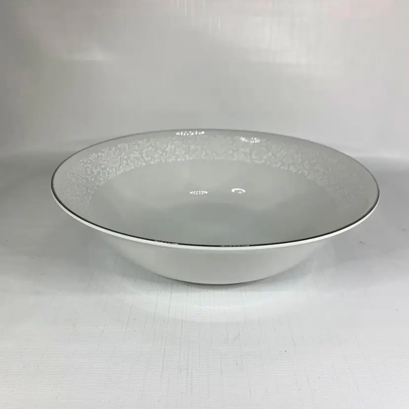 Four Crown Southampton Vegetable Bowl  White Serving Made Japan Mid Century Vintage