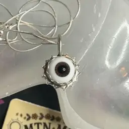 Glass Eyeball Necklace