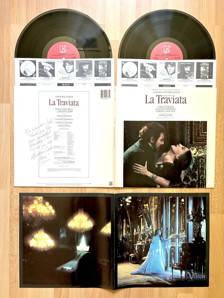 Placido Domingo - La Traviata (1983) 2-LP Vinyl + BOOK • Opera Film Soundtrack