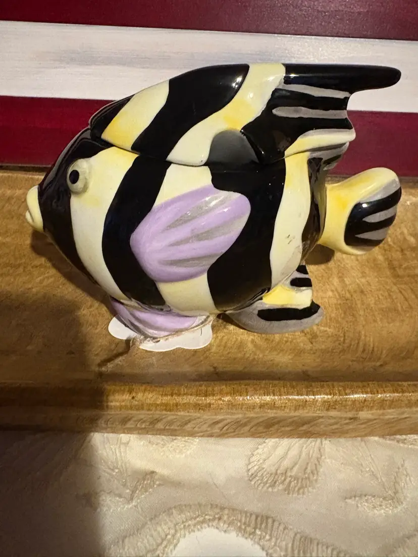 Fish Sugar Dish. Sakura Japan.