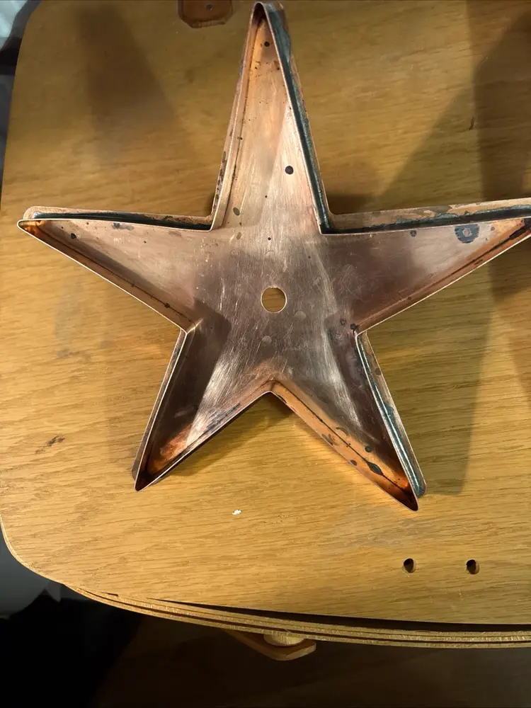 Martha Stewart Copper Large  Star Bright Star Light Cookie Cutter