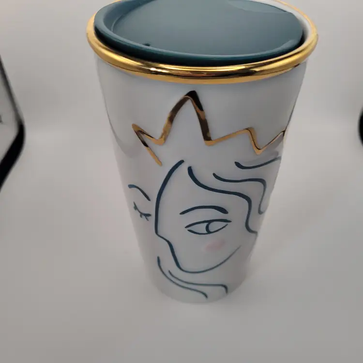 Starbucks 2017 Crowned Siren Anniversary Collection Ceramic Traveler