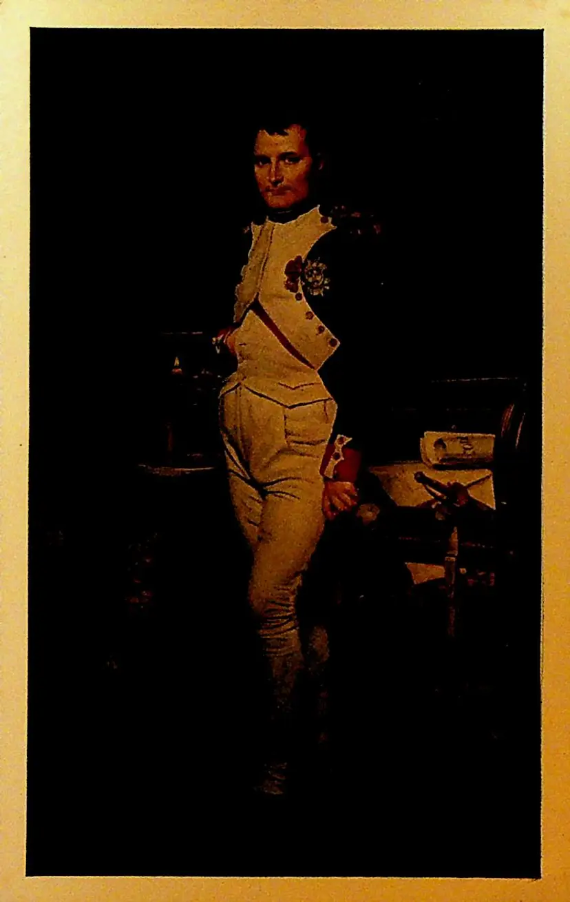 Napoleon Bonaparte in His Study Unused Postcard
