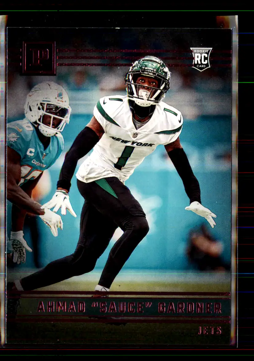 Ahmad Sauce Gardner 2022 Panini Chronicles Pink Panini #PA-16 - (113) - New York Jets