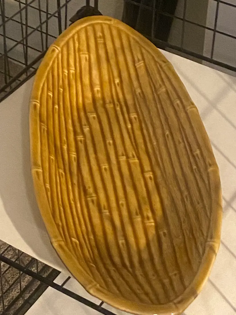Monterey Home Studio Bamboo Oval Serving Dish