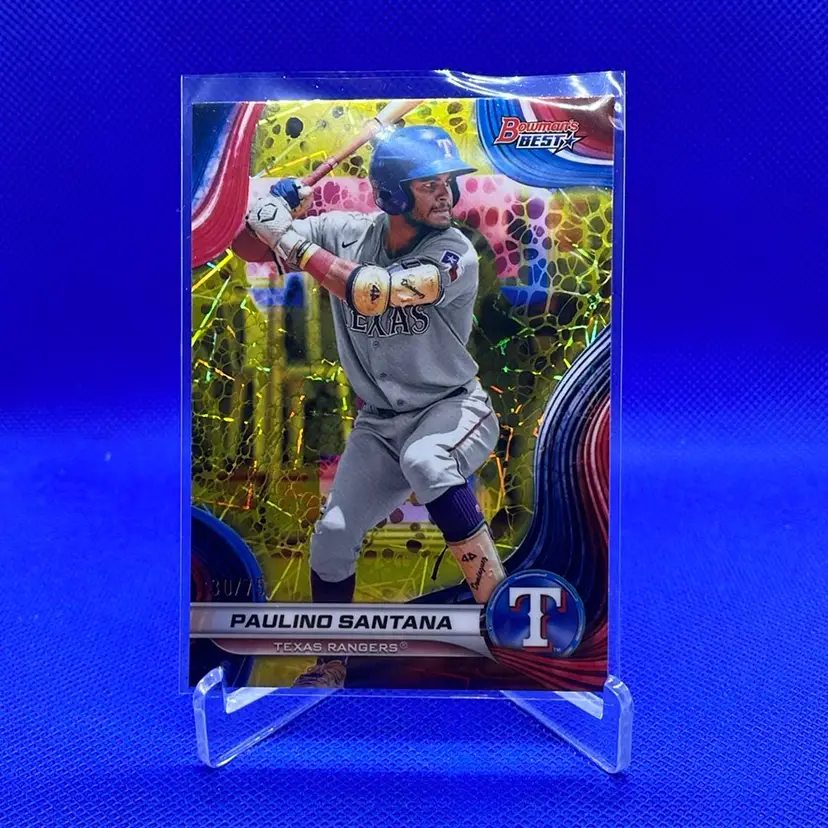 2024 Bowman’s Best Paulino Santana /75 Texas Rangers