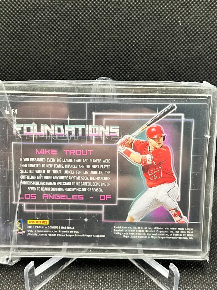 2018 Donruss Mike Trout Los Angeles Angels