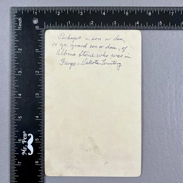 Antique Cabinet Card Photo Portrait Cute Baby Portrait Lidgerwood North Dakota