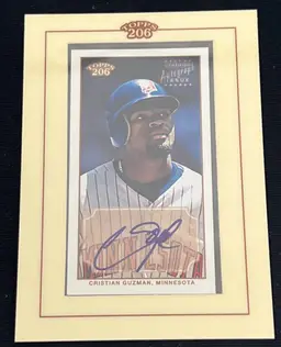 Cristian Guzman 2002 Topps 206 Auto #TA-CG Minnesota Twins