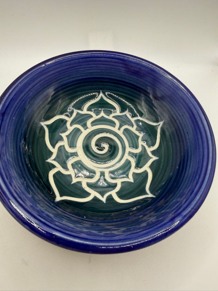Lotus Flower Pottery Bowl