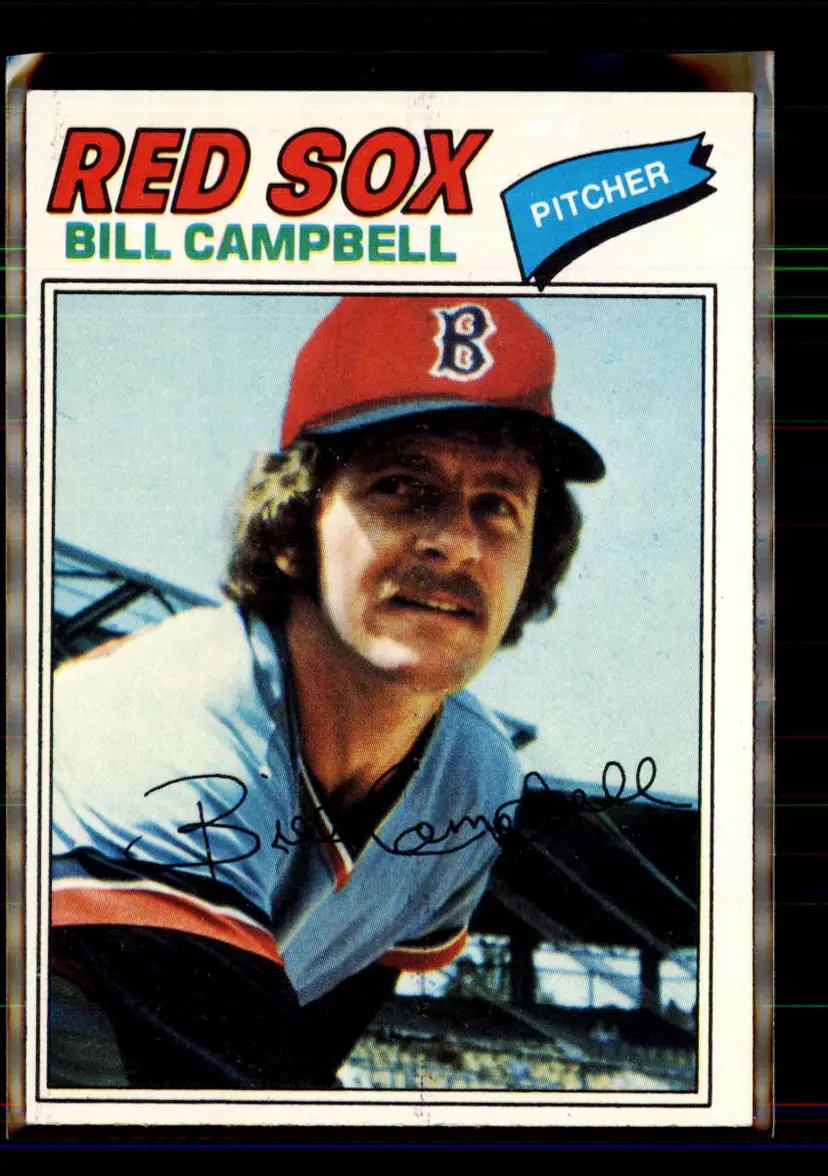 Bill Campbell 1977 Topps #166 - (144) - Boston Red Sox