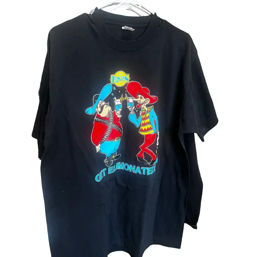 01 Vintage Men’s Extra Large Maiden, The Usa Don Lemon’s Get Eliminated Graphic T-Shirt