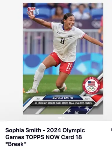 Sophia Smith #18 Topps Now Break
