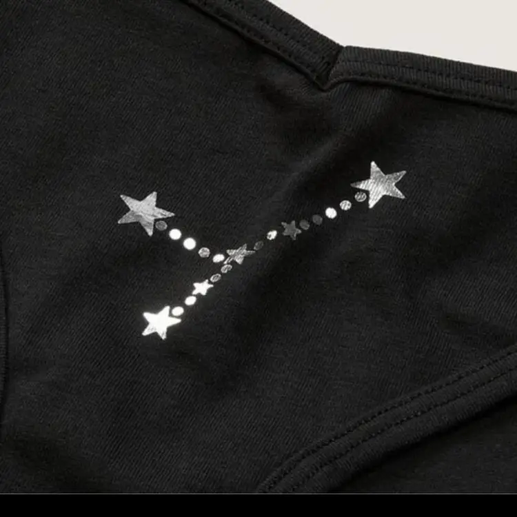 M-Victoria's Secret PINKCOTTON BIKINI UNDERWEAR Constellation✨️ Cancer NWT