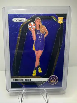 2024 Panini Prizm CAMERON BRINK Blue Velocity (Rc) LA Sparks Rookie #143