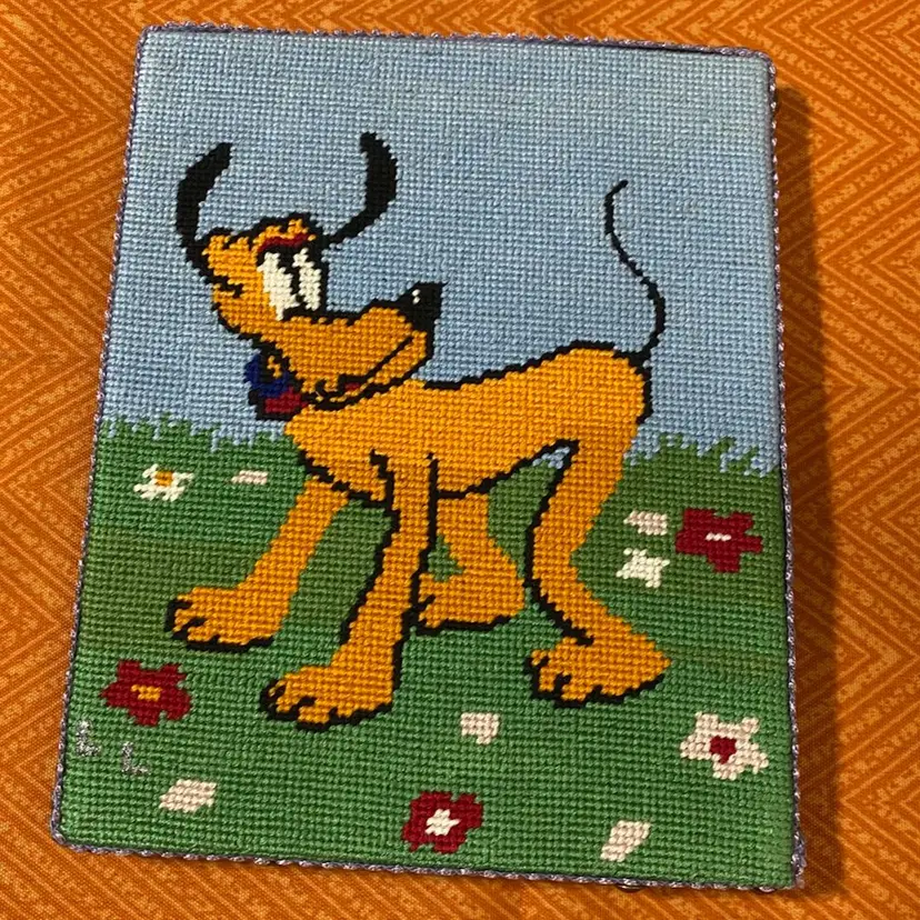 Pluto Needlepoint Wall Decor