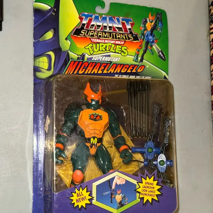 Playmates TMNT Supermutants Supermutant Michaelangelo Action Figure 1994 New