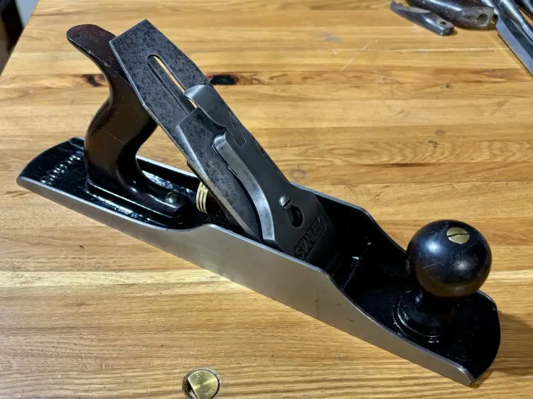 Antique Stanley Bedrock No. 605 Corrugated Type 7 Flat Top Sweetheart Jack Plane