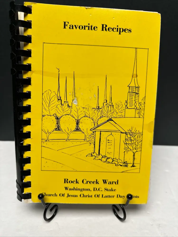 Favorite Recipes CookBook Church Of Jesus Christ Of LDS 1977 Rock Creek Ward