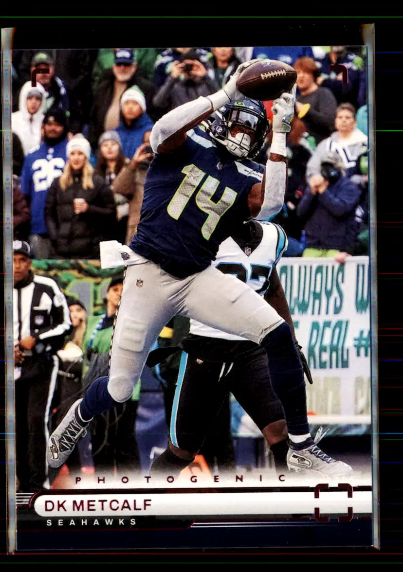 Dk Metcalf 2022 Panini Chronicles Photogenic Football Pink Photogenic - (113) - Seattle Seahawks