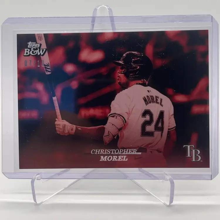 2024 Topps Black and White Christopher Morel Red 7/10