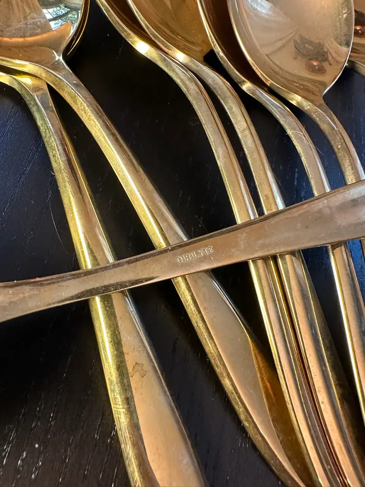My Favorite Flatware - 8 Dirilyte Soup Spoons