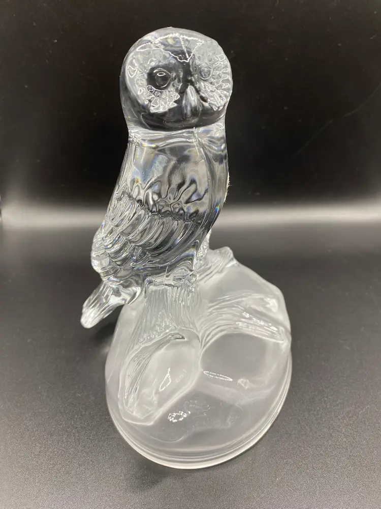 Vintage Cristal D’Arques Lead Crystal Owl