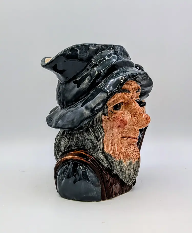 Royal Doulton Rip Van Winkle Character Jug D6438 Signed G Blower 7"