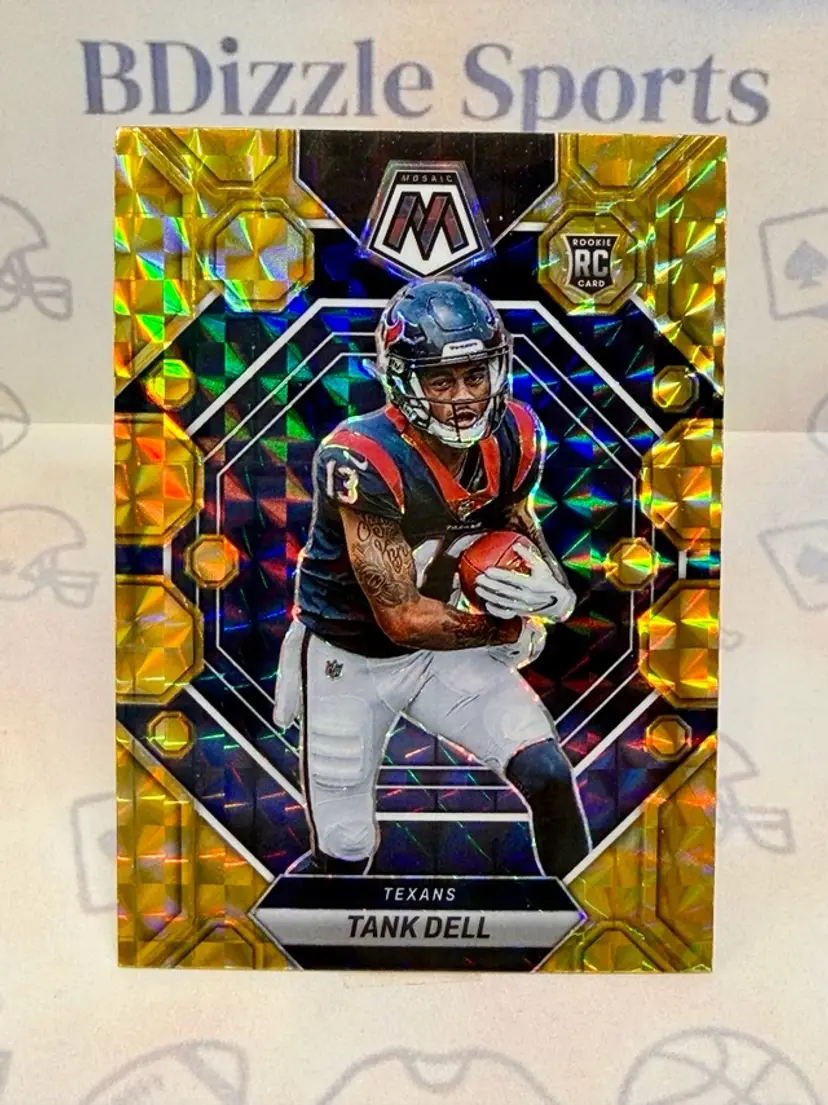 2023 Panini Mosaic Tank Dell Reactive Yellow Mosaic #352 RC