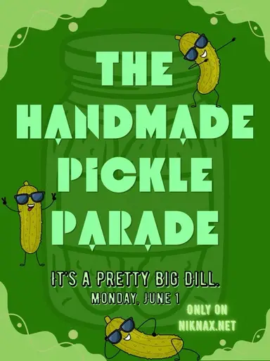 Handmade Pickle Parade w/ConnieCreates