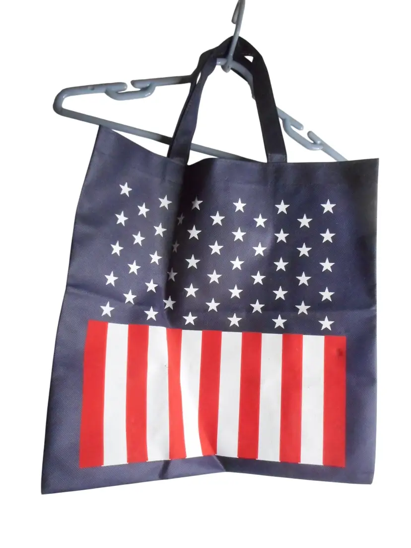 NWOT New Tunnel To Towers Foundation Lightweight Packable Tote Bag US American Flag