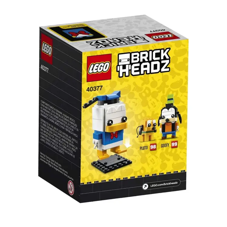 LEGO BrickHeadz Donald Duck 40377 Disney New Sealed Retired Bubble Wrap