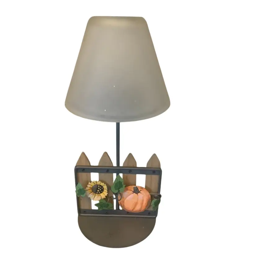 Halloween/Fall Votive Lamp 4 3/4 X 12 Inches