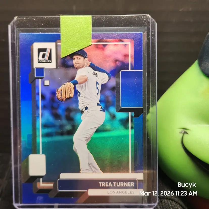 2022 Donruss Blue Foil - Trea Turner Los Angeles Dodgers