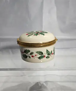 Lenox Christmas Trinket Box