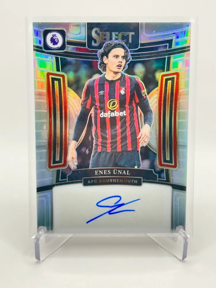 Enes Ünal • 2023 Panini Select Premiere League- Silver Prizm Auto • AFC Bournemouth