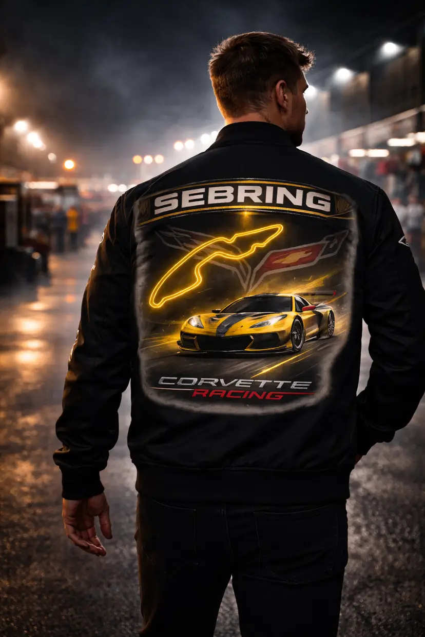 Unisex Corvette Sebring Bomber Jacket