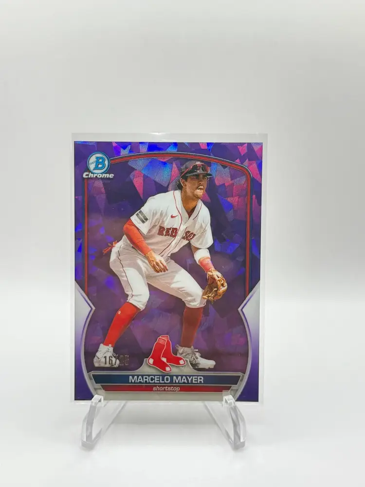 2023 Bowman Chrome Sapphire Edition - Prospects Marcelo Mayer Purple Red Sox