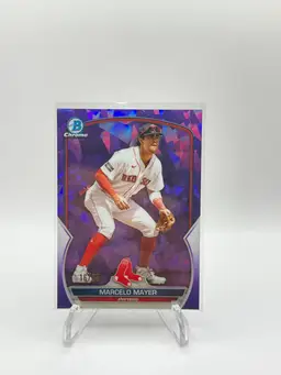 2023 Bowman Chrome Sapphire Edition - Prospects Marcelo Mayer Purple Red Sox
