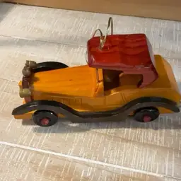 Wood Car Ornament