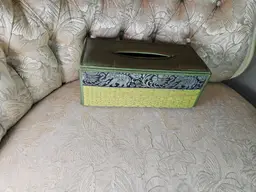 Tissue Box Cover Reed Tissue Holder From Thailand Traditional Elephant Classic