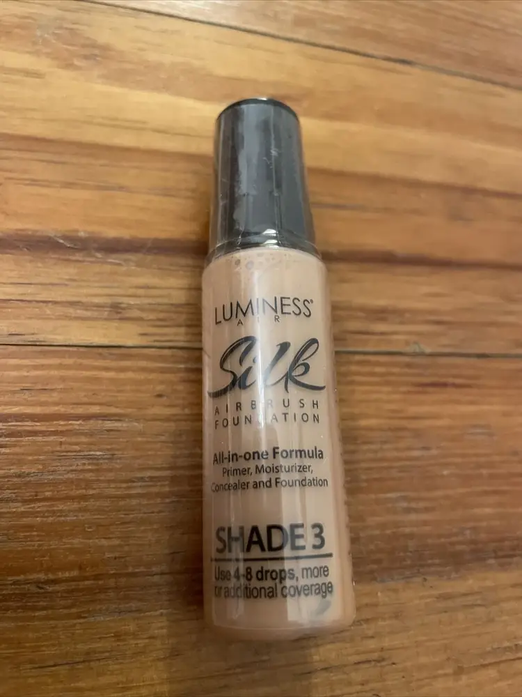 Luminess Silk Airbrush Foundation Make-up Shade 3 .55 fl oz Sealed Unused
