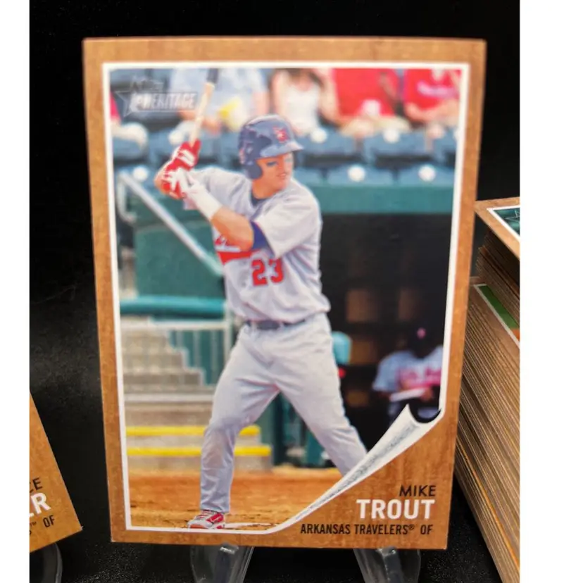 2011 Topps Heritage Minor League Complete Set 1-200 Mike Trout Bryce Harper 