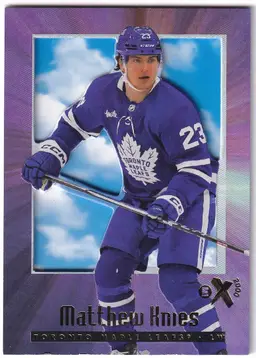 2023-24 E-X2000 #112 Matthew Knies RC Toronto Maple Leafs Hockey Card