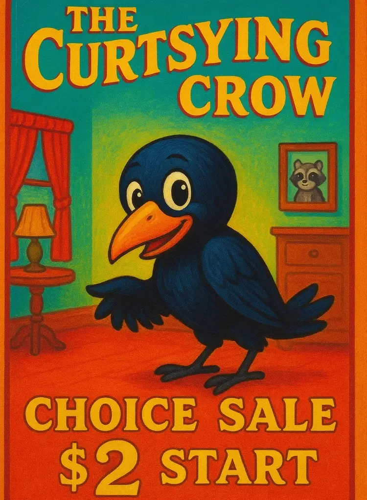 The Curtsying Crow $2 Choice Smalls Figurines Trinkets 