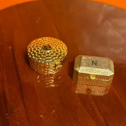 Lot Of 2 Norell Perfume Compacts Vintage 60s