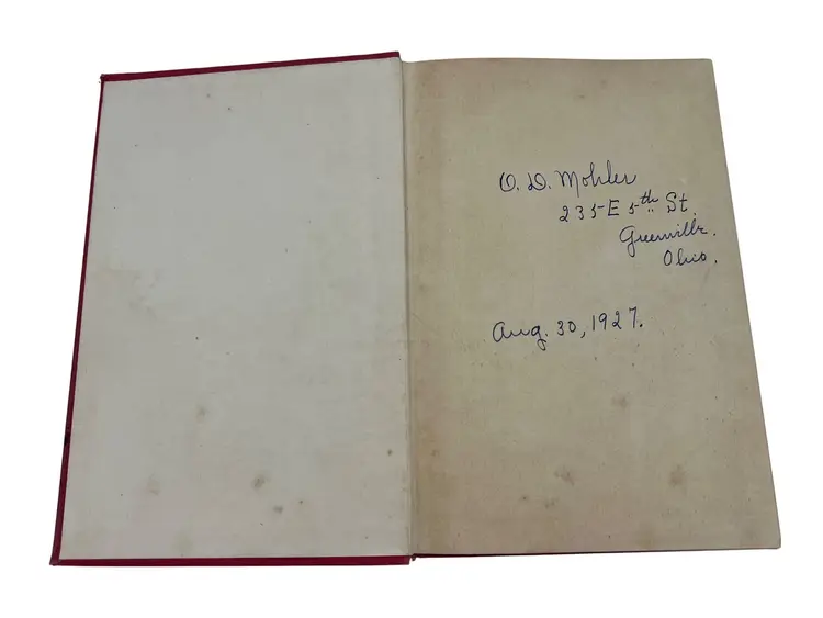 Wonderful Jesus & Other Songs 1927 Hymnal In Gipsy Smith Campaigns Red Cloth HC