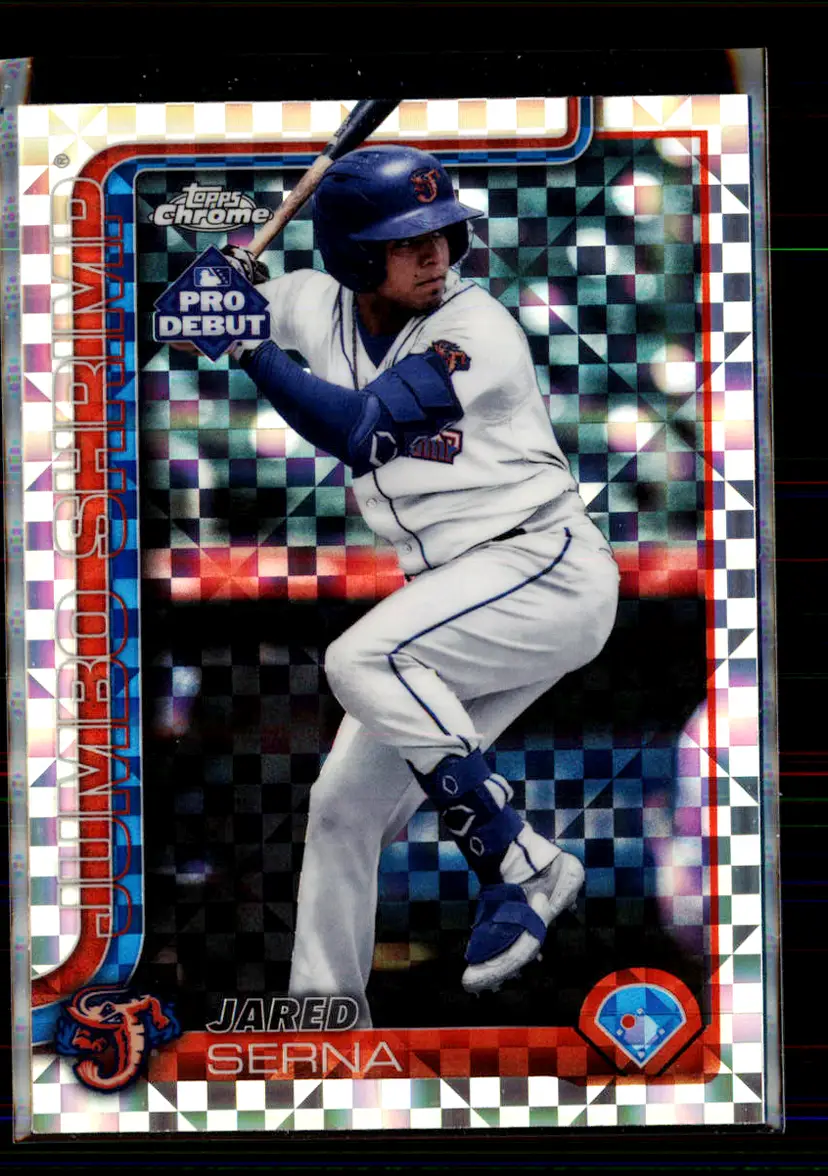 Jared Serna 2025 Topps Pro Debut X-fractor #PDC-121 - (135) - Jacksonville Jumbo Shrimp
