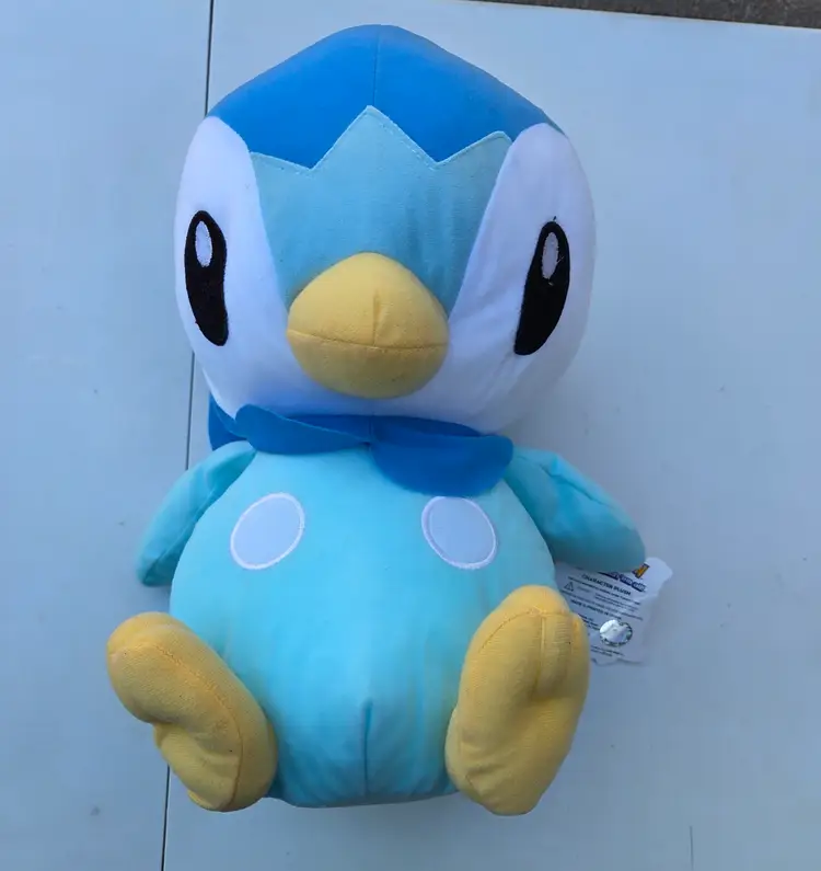 Pokemon Piplup Plush 14" Tall NWT Some Small Marks Please Read